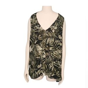 🍄 George Sleeveless Top, Size 2XL